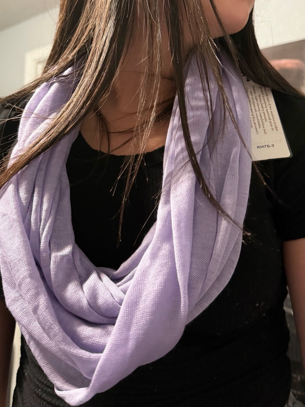 Kerisma Light Lavender Infinity Scarf - Soft Loop Wrap